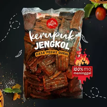 Yasnack Kerupuk Jengkol Pedas Gurih